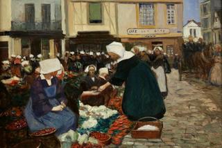 Market day on the Place du Poids
