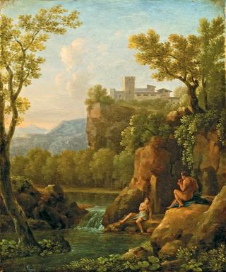 Landscape with Pan Playing the Flute for a Nymph