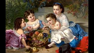 Children with Fruit
