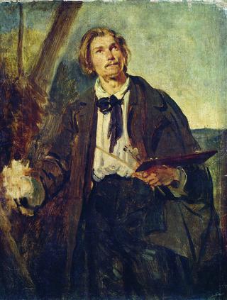 画家亚历山大·波波夫肖像
