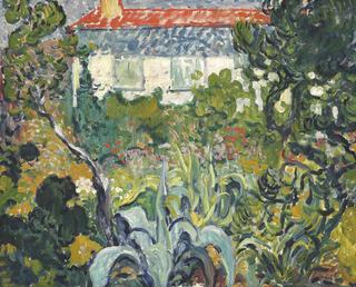 The Garden at the House with the Red Roofs
