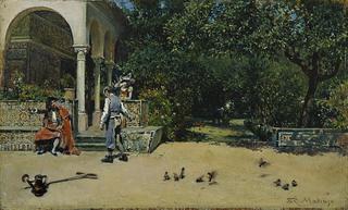 塞维利亚阿尔卡扎尔花园中卡洛斯五世的亭子