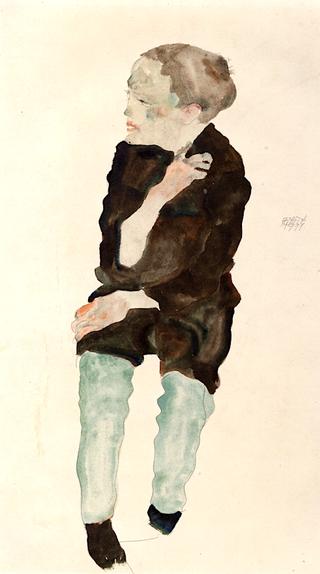Boy with Green Stockings