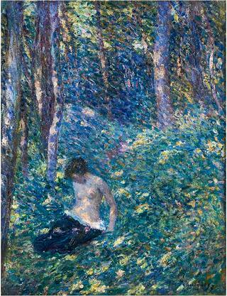 Woman in a Forest
