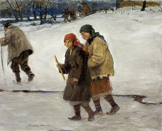 Procession in Winter