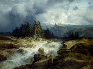 Mountain Torrent before a Storm