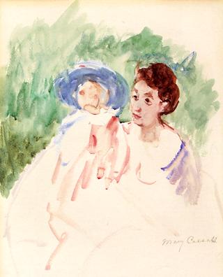 Study for Mother and Child in a Boat