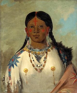 泰斯·塞沃斯·沃奥娜·泰斯，她沐浴着她的膝盖，酋长的妻子