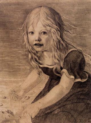 艺术家女儿玛丽的画像