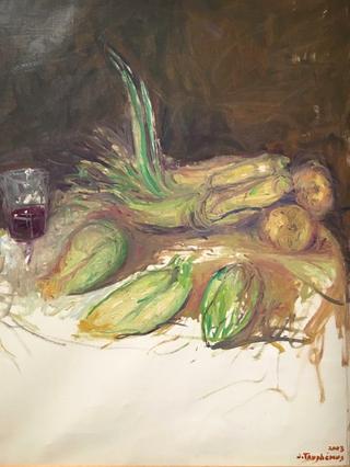 Still life with endives