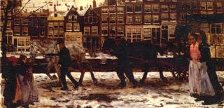 The Lauriergracht in Winter