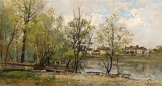 View of d'Argenteuil, banks of the Seine
