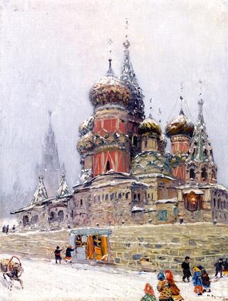St. Basil's Cathedral in Winter