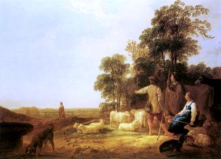 Landscape with Shepherds and Shepherdesses