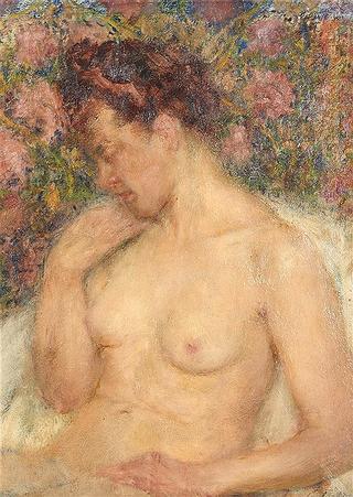 Nude resting
