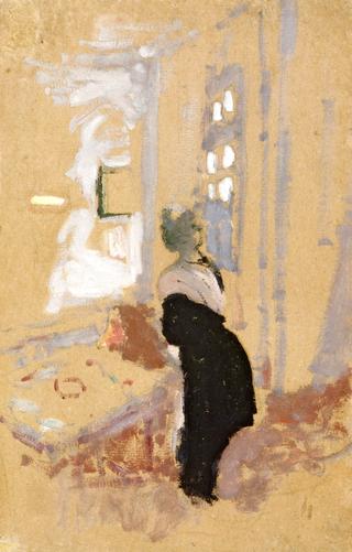 Madame Arthur Fontaine in Black (study)
