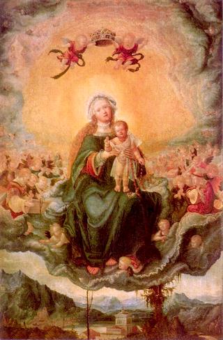 Mary with the Child in Glory