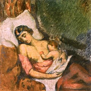 Woman Breastfeeding Her Child