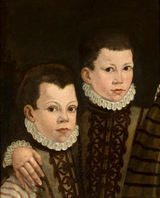 两个男孩的画像