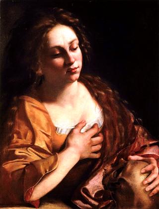 Mary Magdalene holding a Skull