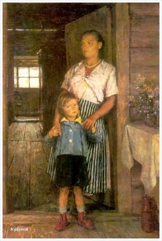 Portrait of the Artist's Wife and Son