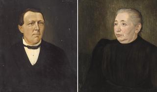 Portraits of the parents of Frans Van Cauwelaert