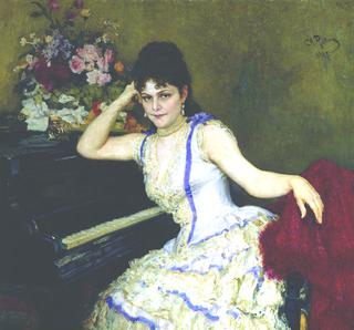 钢琴家和圣彼得堡音乐学院教授索菲门特的肖像
