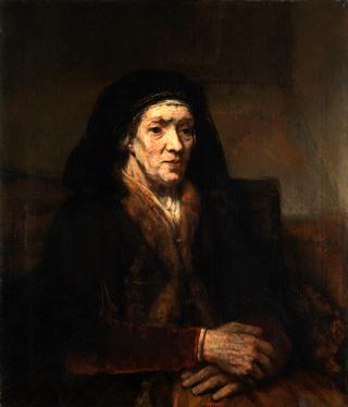 Portrait of a Seated Woman with Her Hands Clasped