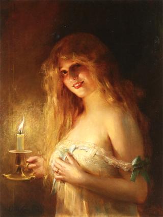 Woman with a Candle