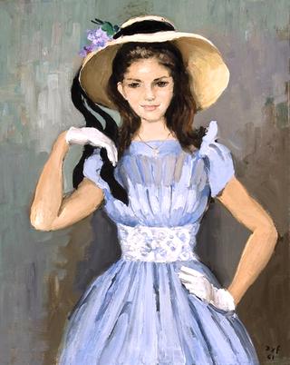 The Blue Dress, Portrait of Marissa