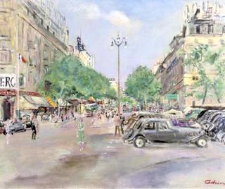 A Busy Parisian Street