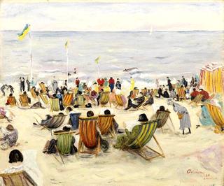 The Beach at Deauville