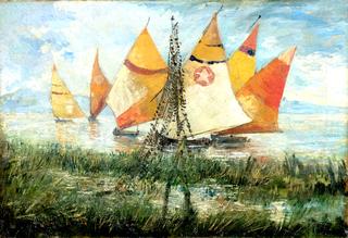 Sails on the Pescara River