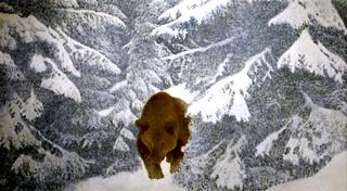 Bear in a Winter Landscape