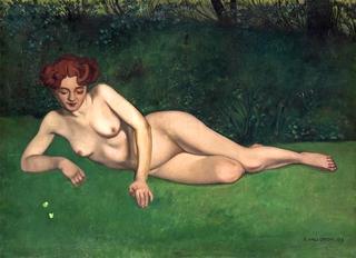 Nude with Butterflies