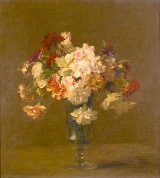 Vase of Carnations