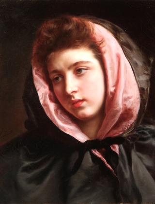 A Young Beauty with Silk Cape