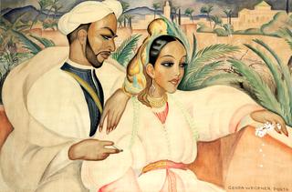 Oriental couple, Morocco