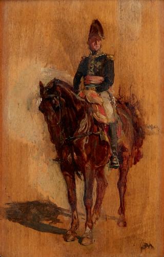 Portrait of a Soldier on Horseback