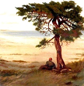 Study of a Man Seated by the Shore