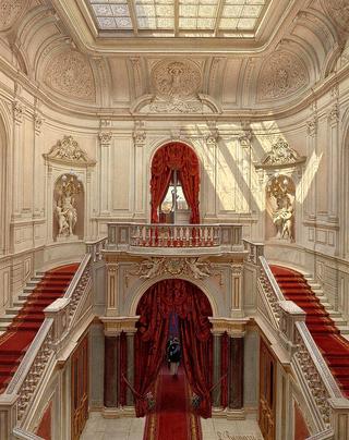 斯蒂格利茨男爵的官邸，主楼梯