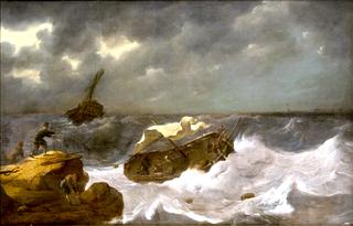 Shipwreck on a Stormy Sea