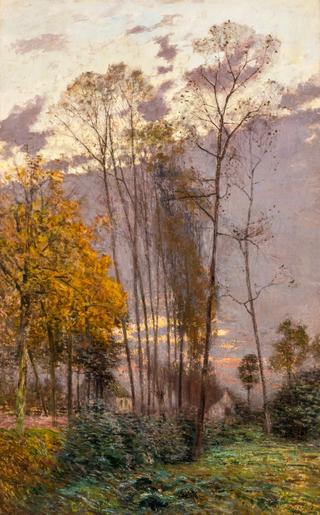 A Rural Landscape on an Autumn Morning
