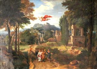 Antique Landscape with Hermés and Herse