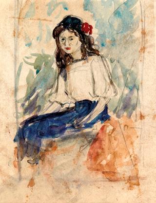 Study of a Young Girl Sitting
