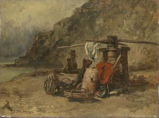 View on the Beach, with Capstans