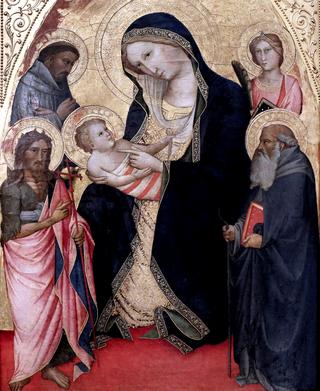 Virgin and Child with Saints John the Baptist, Francis and Anthony