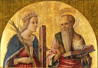 Saints Catherine of Alexandria and Gerolamo