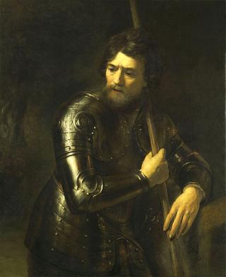 Portrait of an Officer in Harness