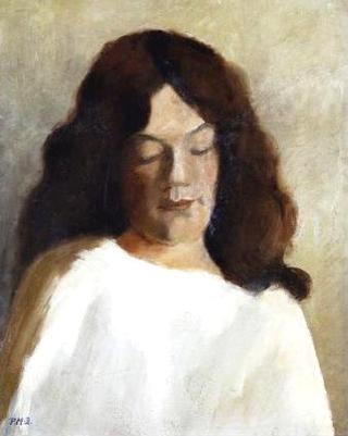 Young Woman with Her Hair Down